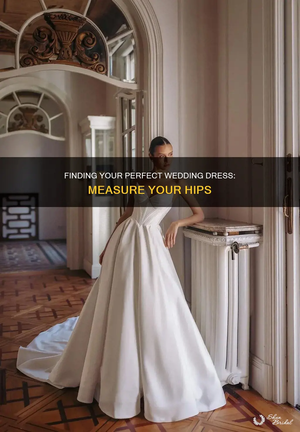how to measure your hips for a wedding dress