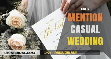 Casual Wedding Mention: Tips for Effortless, Relaxed Celebration Announcements