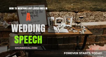 Honoring Lost Loved Ones: Thoughtful Ways to Include Them in Wedding Speeches
