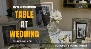 Honoring Loved Ones: A Guide to Creating a Wedding Memory Table