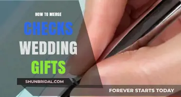 Efficiently Merging Wedding Gift Checks: A Step-by-Step Guide for Newlyweds