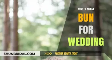 Effortless Wedding Elegance: Mastering the Messy Bun for Your Big Day