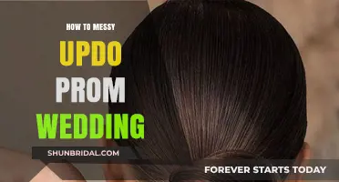 Effortless Messy Updo Tutorial for Prom and Wedding Elegance