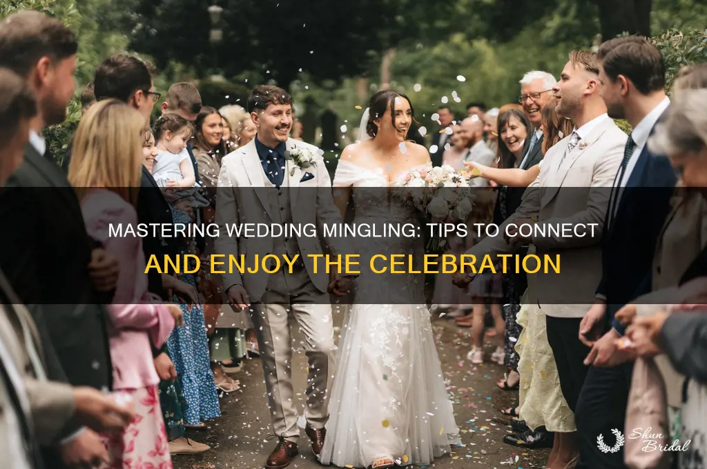 how to mingle at a wedding