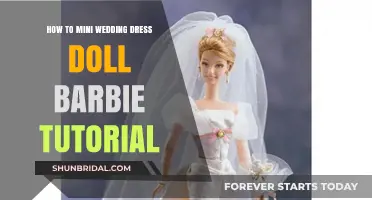 Creating Mini Wedding Dresses for Barbie Dolls