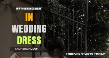 Tips to Appear Shorter in Your Wedding Dress