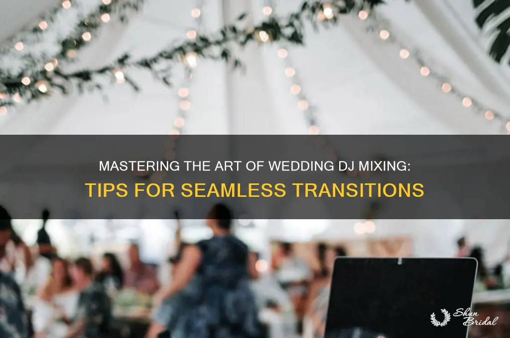 how to mix at a wedding