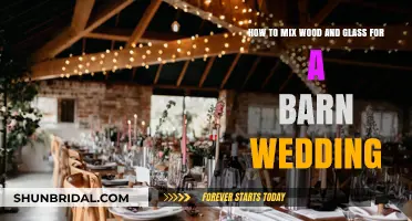 Rustic Elegance: Blending Wood and Glass for Your Barn Wedding