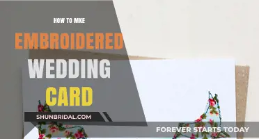 Crafting Elegant Embroidered Wedding Cards: A Step-by-Step DIY Guide