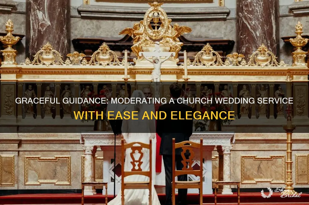 how to moderate a church wedding service