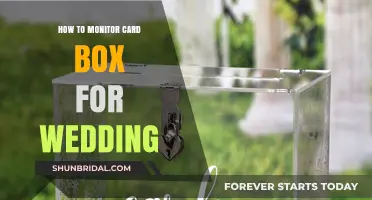 Creative Ways to Monitor Your Wedding Card Box Securely and Stylishly