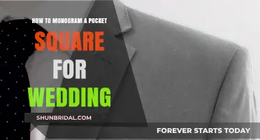 Elegant Monogramming: Personalizing Your Wedding Pocket Square in Style