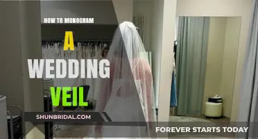 Elegant Personalization: Mastering the Art of Monogramming Your Wedding Veil
