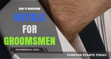 Personalize Groomsmen Gifts: A Step-by-Step Guide to Monogramming Initials
