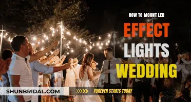 Creative LED Effect Lighting Ideas for Your Dream Wedding Setup