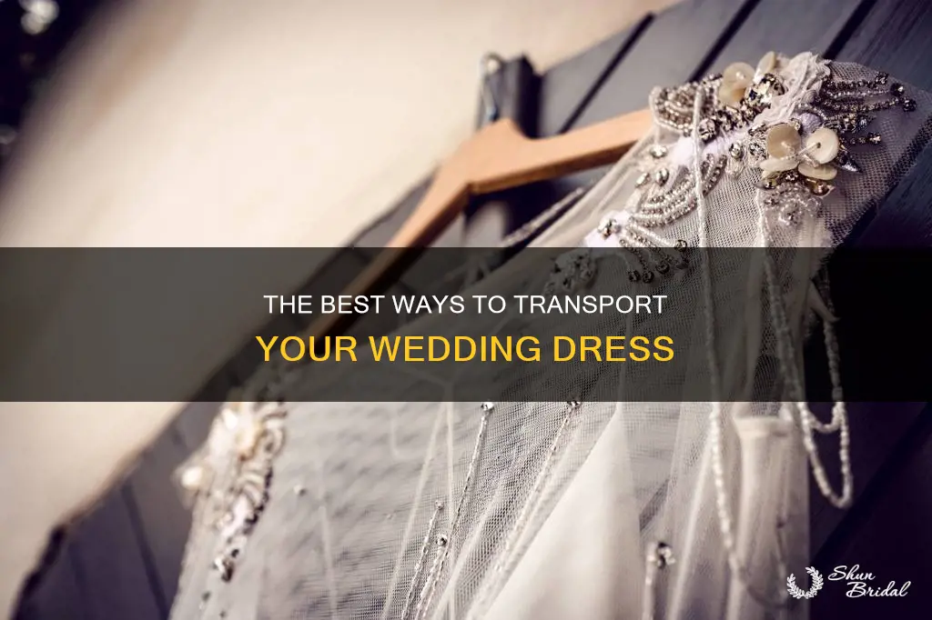 how to move a wedding dress