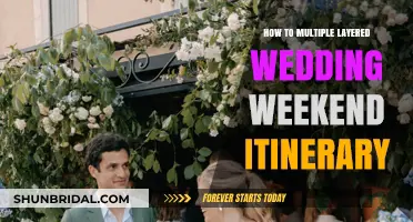 Crafting a Seamless Multi-Layered Wedding Weekend Itinerary: Expert Tips
