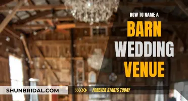 The Perfect Barn Wedding Venue Name: A Guide