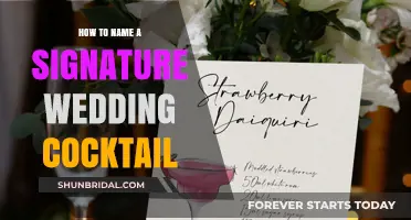 Crafting the Perfect Signature Wedding Cocktail Name: Tips and Ideas