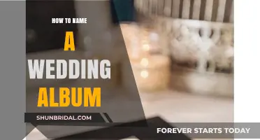 Creative Tips for Naming Your Wedding Album: A Personalized Guide