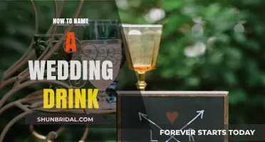 Crafting the Perfect Wedding Drink Name: Tips and Ideas