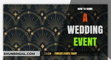 Creative Tips for Naming Your Dream Wedding Event Perfectly