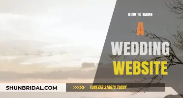 Creative Tips for Naming Your Perfect Wedding Website with Ease