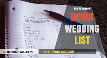 Streamlining Your Wedding Guest List: Tips for a Perfectly Sized Celebration