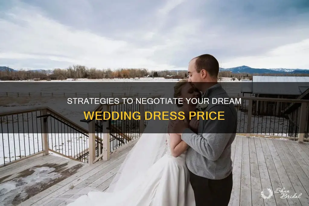 how to negotiate a wedding dress price