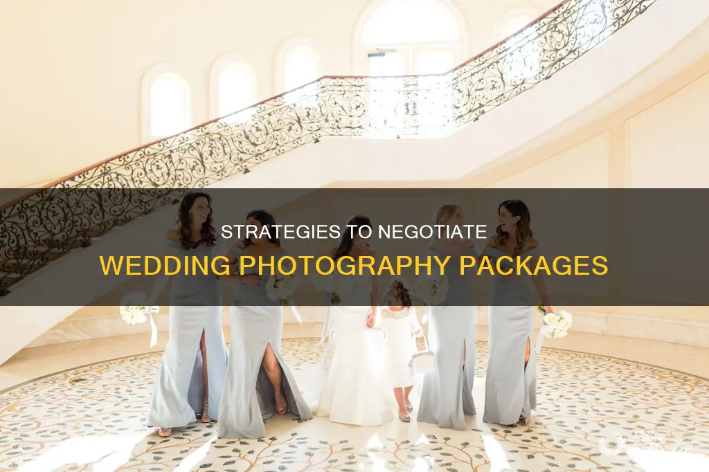 how to negotiate price with wedding photographer