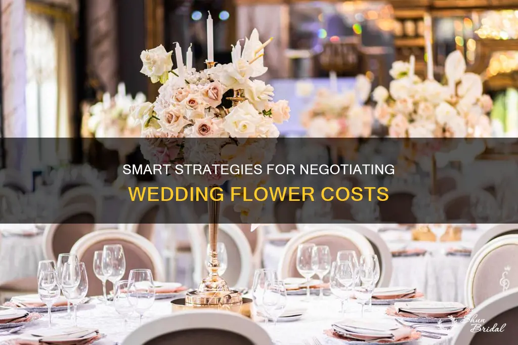 how to negotiate wedding flowers