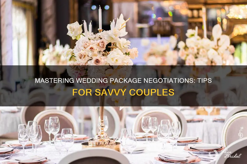 how to negotiate wedding packages