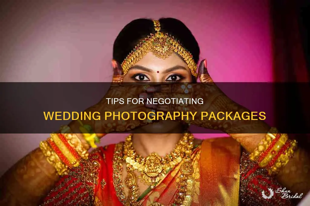 how to negotiate wedding photography