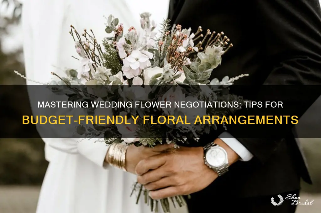 how to negotiate with a florist for wedding