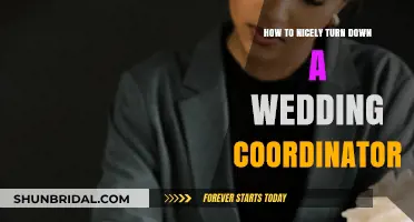 Gracefully Declining a Wedding Coordinator: Tips for a Polite Rejection
