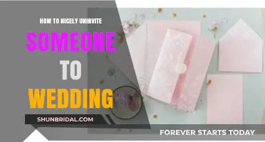 Gracefully Uninviting Guests: A Guide to Revoking Wedding Invitations Kindly