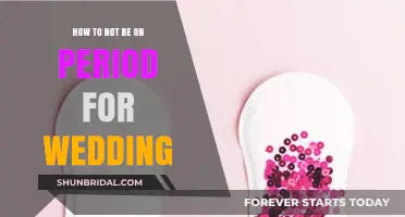 Avoiding Your Period on Your Wedding Day: Tips and Tricks