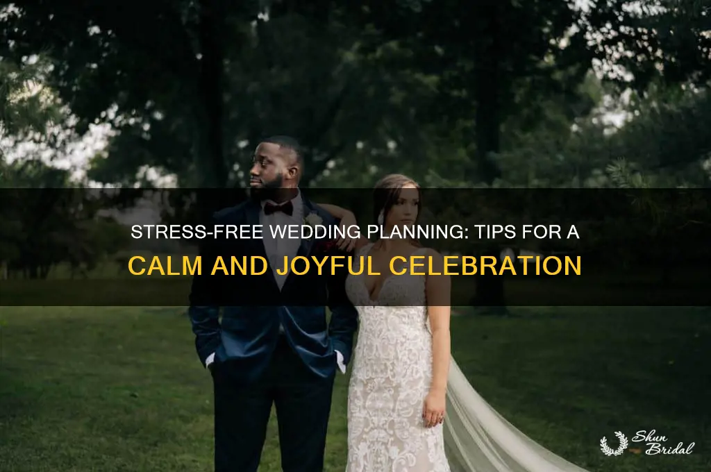 how to not be stressed about wedding