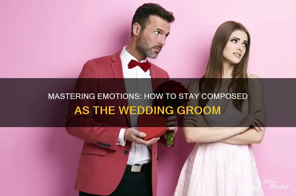 how to not cry at wedding groom
