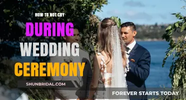 Stay Composed: Tips to Avoid Tears at Your Wedding Ceremony