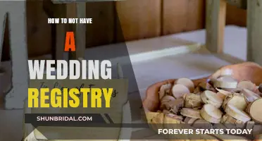 A Wedding Without Gifts: Our No-Registry Story