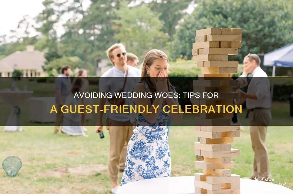 how to not have an annoying wedding