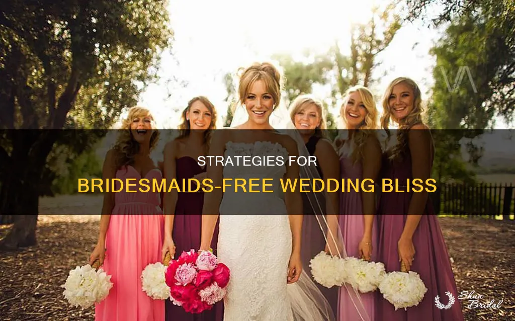 how to not have bridesmaids