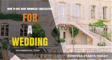 Smooth Wedding Tablecloths: Tips to Avoid Wrinkles on Your Big Day