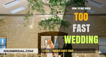 Slow Down Your Stride: Tips for a Graceful Wedding Walk