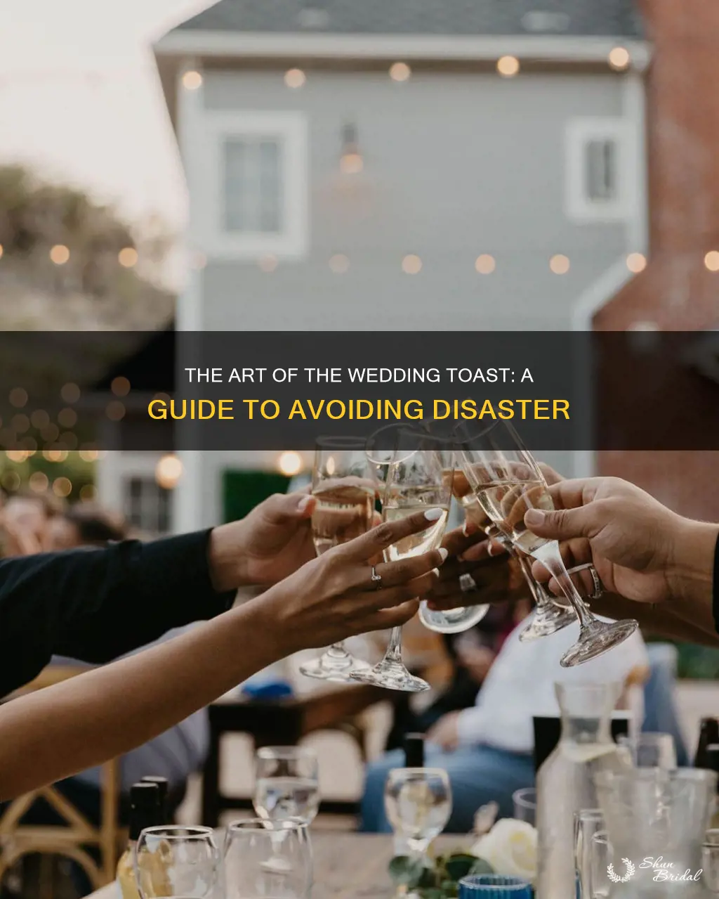 how to not write a bad wedding toast