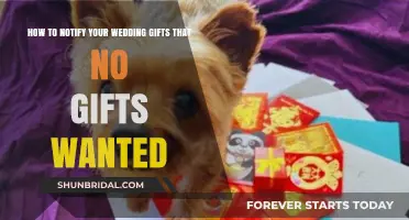 No Gifts, Please: How to Graciously Decline Wedding Presents