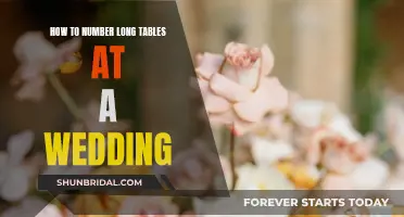 Seating Made Simple: Numbering Long Wedding Tables