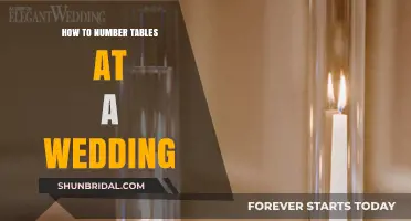 Elegant Wedding Table Numbering: Creative Tips for a Seamless Reception