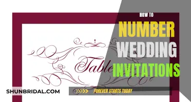 Addressing Wedding Invites: Numbering Etiquette